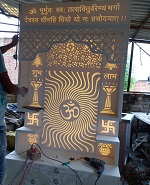 Corian Temple Design Lucknow